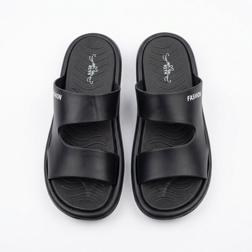 Sandalias con fondo blanco, vista superior