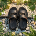 Sandalias negras, primera vista